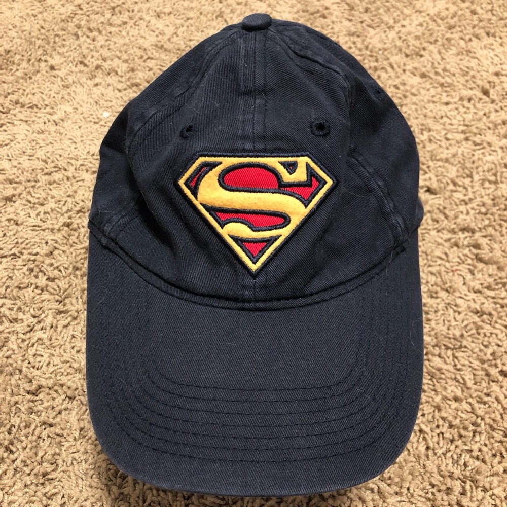Superman Velcro Baseball Hat